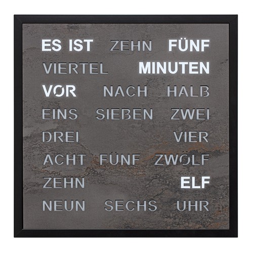 Filius wort wanduhr - filius, wort-wanduhr