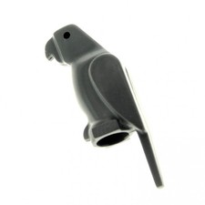 1x Lego Tier Papagei neu-dunkel grau Vogel Ara Zoo Dschungel Piraten 2546