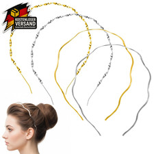 Metall Haarreifen Set Gold