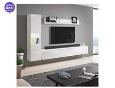 Wohnwand PARIS, Vitrine Türanschlag links/rechts wechselbar