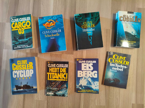 Clive cussler bücher - 8x,