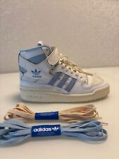 Adidas Forum84 HiGH Shoes Schuhe  40 2/3; UK7 Weiß-blau Neuwertig!