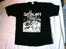 SATYRICON – rare old Dark Medieval... T-Shirt!! black, metal, 05-23 some, many Y