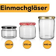 Sturzgläser Einmachgläser