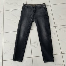 Desigual Skinny Jeans schwarz bestickt mit Pailletten Gr.38/40 M-L Stretch