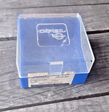 Kleine Kunststoff Schachtel Box Aufbewahrung Opel Blau Sammle