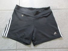 Adidas Clima365 Sport Shorts Thight Leggings Hose Gr. 152 schwarz, weiße Streife