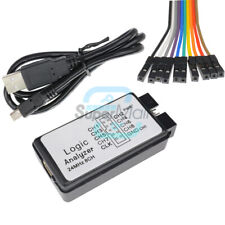 USB Logic Analyzer Device Set USB Cable 8CH 24MHz for ARM FPGA M100
