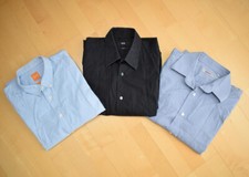 hochwertiges Herren-Hemden Set Gr. M bzw. Gr. 40 - 2x Hugo BOSS u. 1x Mexx - TOP