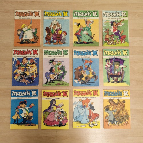 Mosaik abrafaxe hefte - mosaik, ddr