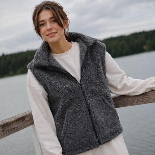 Wollweste damen teddyweste - damen,
