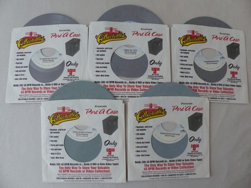 Elvis presley 10 singles - 45's,