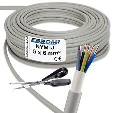 (6,55€/m) NYM-J 5x6 mm²