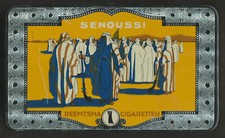 SENOUSSI NO. 16 - REEMTSMA - 25 ZIGARETTEN - ALTE BLECHDOSE