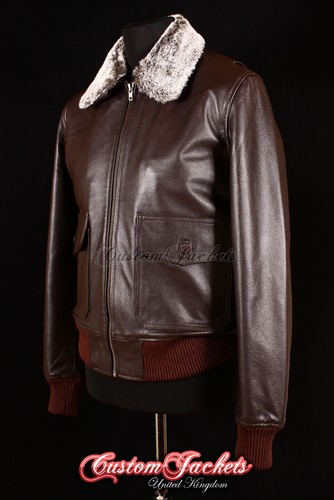 Herren braun bomber - herren, g-1