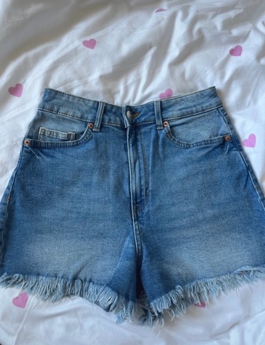 Kurze jeansshorts blau mit - jeansshorts,