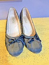 Satinpumps mit Schleife, schwarz, Buffalogirl, Größe 36