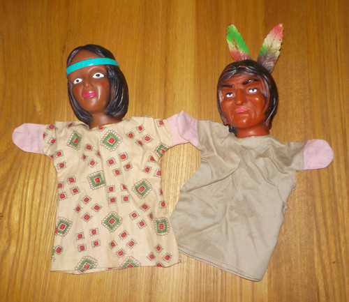 Indianer handpuppen karl may - handpuppen,