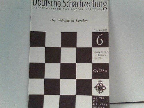 Deutsche schachzeitung heft 6 - deutsche, schachzeitung.
