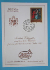 Liechtenstein 1989-Grußkarte