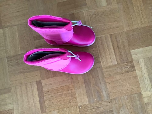 Crocs gummistiefel pink - j2,