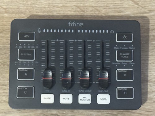 Fifine gaming audio mixer - mixer, für