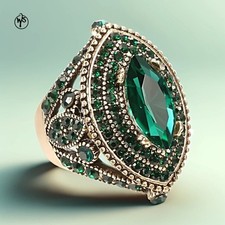 Ethnischer Boho-Ring mit