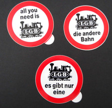 3x Werbe-Aufkleber LGB Lehmann