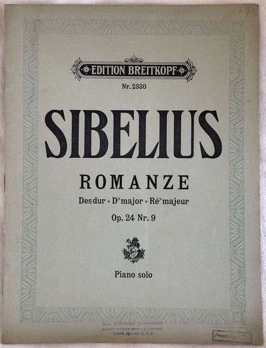 Jean sibelius romanze opera - jean, 24