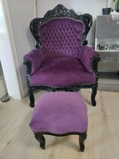 Polstersessel mit Fußhocker