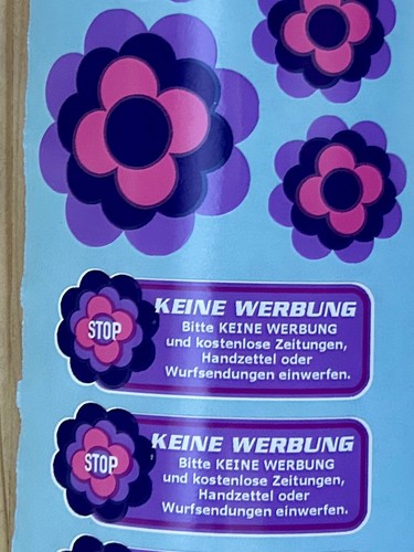 Stück aufkleber flower - 4,