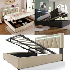 Polsterbett led doppelbett - polsterbett,
