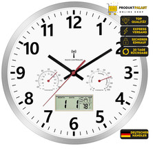 Funk Digital Analog Wanduhr