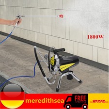 1800W Hochdruck Airless Spritzmaschine Farbsprühgerät Luftfreies Spritzgerät