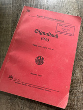 Signalbuch 1935 DRG Reichsbahn RBD Berlin Osten Breslau Stettin Köl Buchfahrplan