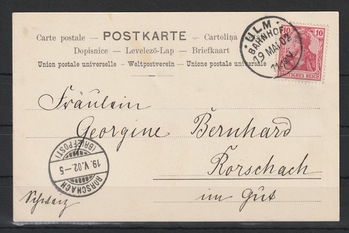 Ulm bahnhof 1902 - bahnhof, 1902,