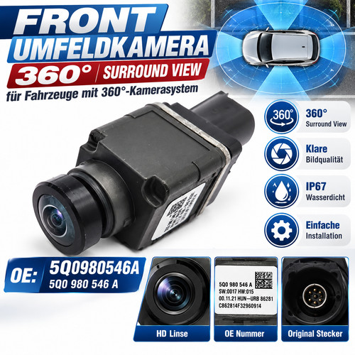 Frontkamera 360 umfeldkamera - frontkamera, 360°