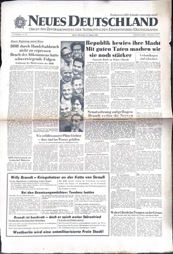 Zeitung neues deutschland - zeitung,
