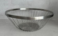 Villeroy & Boch, großer Obstkorb Brotkorb, Edelstahl gebürstet, Ø 30 cm, Top
