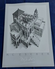 M.C. Escher Klimmen en Dalen ca 50 x 70cm Poster Bild / Ascending and Descending