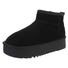 Damen Snowboots mit Dekofell
