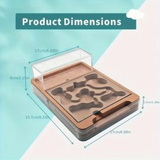 Ameisenfarm Nest aus Ton mit Acryl-Box & Glasabdeckung Ant Castle Ausbruchsicher