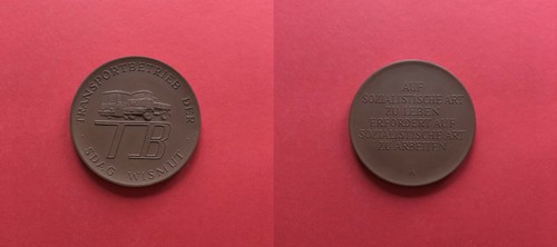 Ddr böttger medaille - ddr,