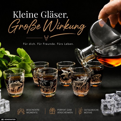 Teiliges schnaps gläser set - 6,