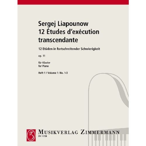 Etüden fortschr - 12, in