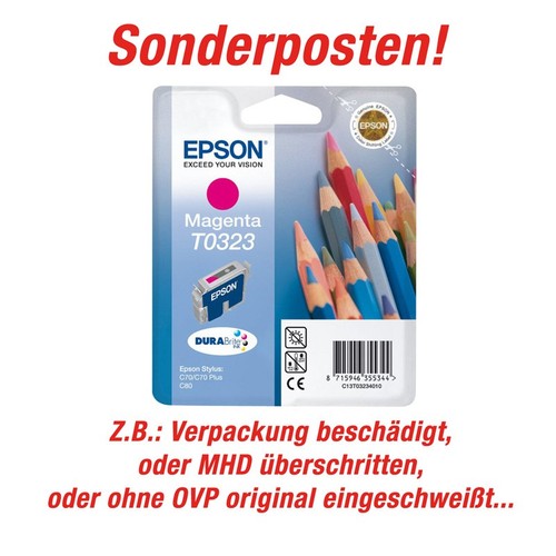 Original epson patrone - original, t0322