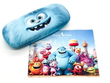 1 Brillenetui Etui Brillenbox Monster blau Brille Kinderbrille Geschenkidee Neu