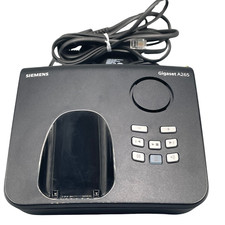 Siemens Gigaset A265 mit Anrufbeantworter Basisstation Schwarz