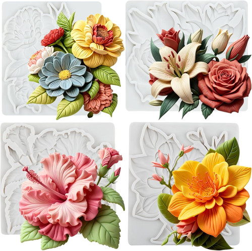 Blumen silikonform rose - silikonform,