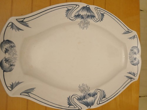 Antike schale 40cm villeroy - schale,